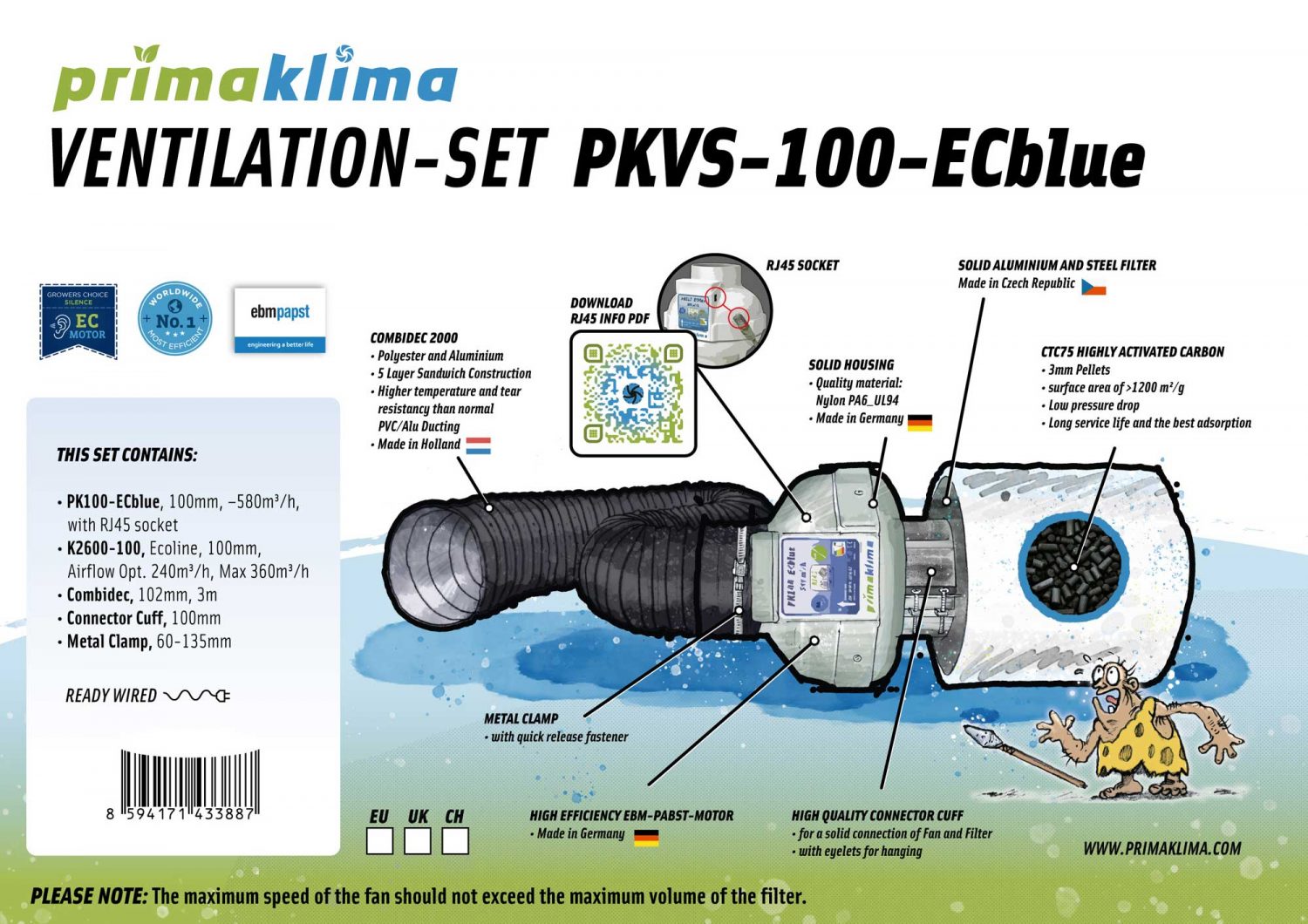 PKVS-100-ECblue Label