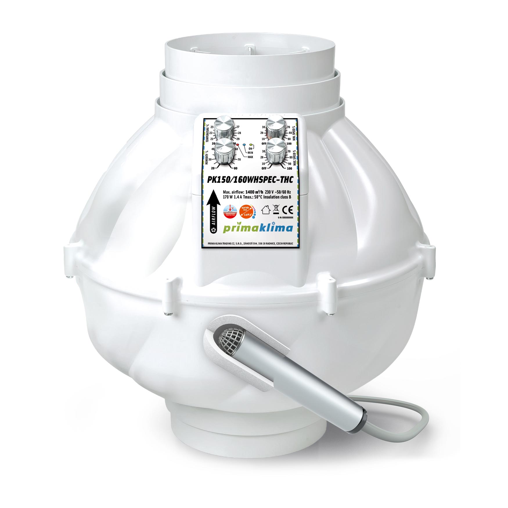 Ventilator PK150-160WHSP-ECTHC